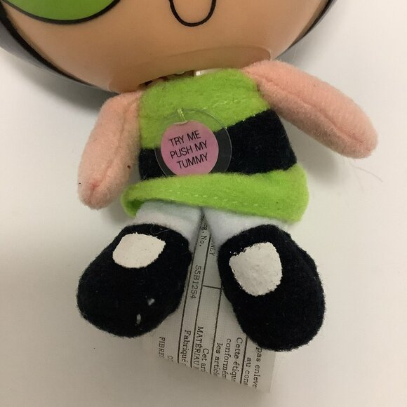 Vintage Powerpuff Girls Buttercup Talking Doll Works & Pokey Oaks Mascot Figure - Picture 4 of 16